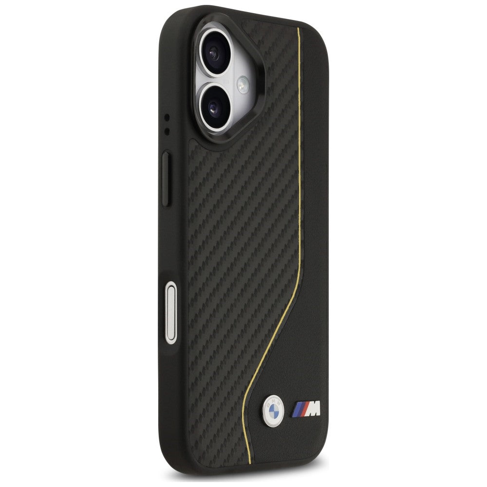 BMW M anglies linija ir logotipas MagSafe iPhone dėklas 17 - geltonas -- Cell phone cases and covers