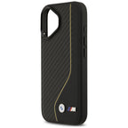 BMW M anglies linija ir logotipas MagSafe iPhone dėklas 17 - geltonas -- Cell phone cases and covers