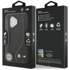 BMW M anglies linija ir logotipas MagSafe iPhone dėklas 17 - geltonas -- Cell phone cases and covers