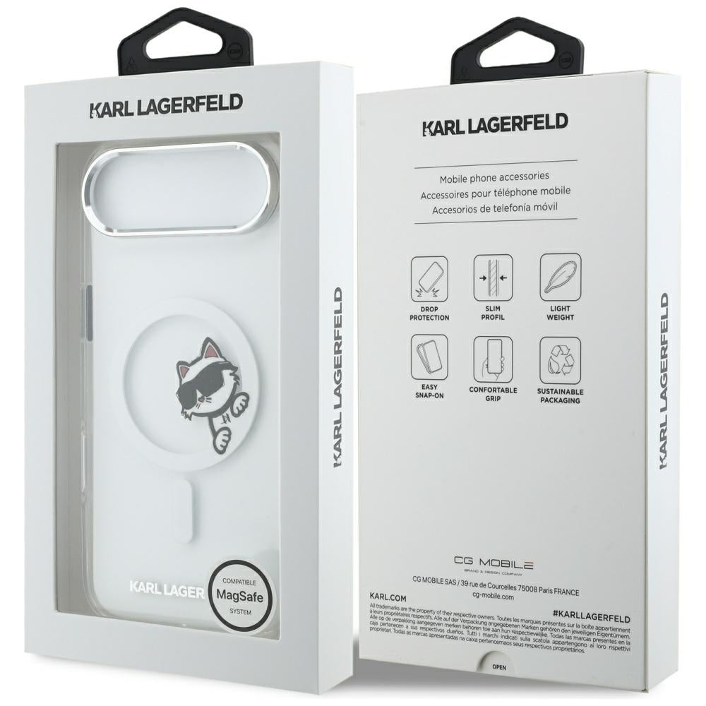 Karl Lagerfeld IML Peekaboo MagSafe iPhone Air dėklas – skaidrus -- Cell phone cases and covers