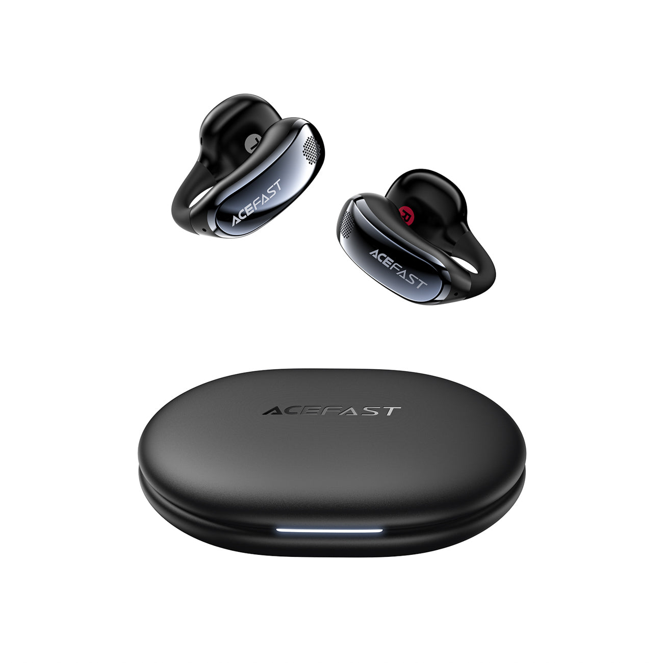 Acefast FA006 ACECLIP Pro ausies viduje belaidžiai ausiniai OWS - Juodi -- Headphones