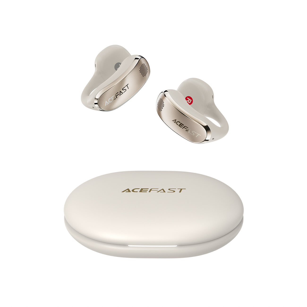 Acefast FA006 ACECLIP Pro ausies viduje belaidžiai ausiniai OWS - Auksinė -- Headphones