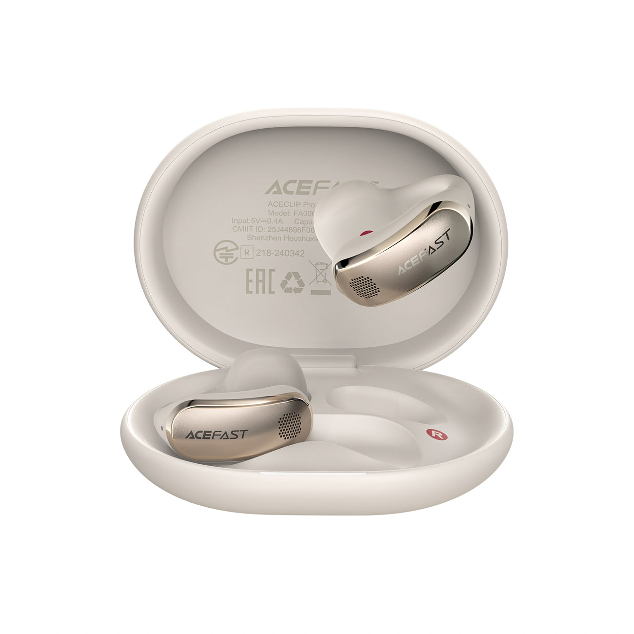 Acefast FA006 ACECLIP Pro ausies viduje belaidžiai ausiniai OWS - Auksinė -- Headphones