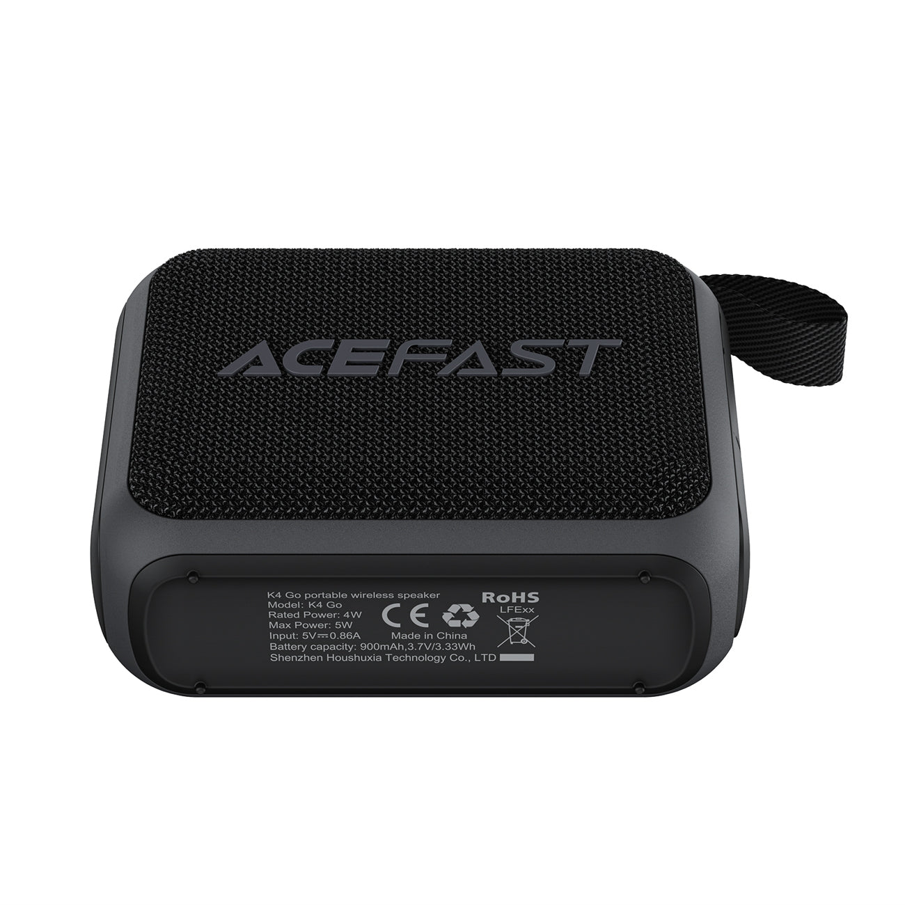 Acefast K4 Go Bluetooth 5.4 mini belaidis garsiakalbis - Juodas -- Bluetooth Speakers