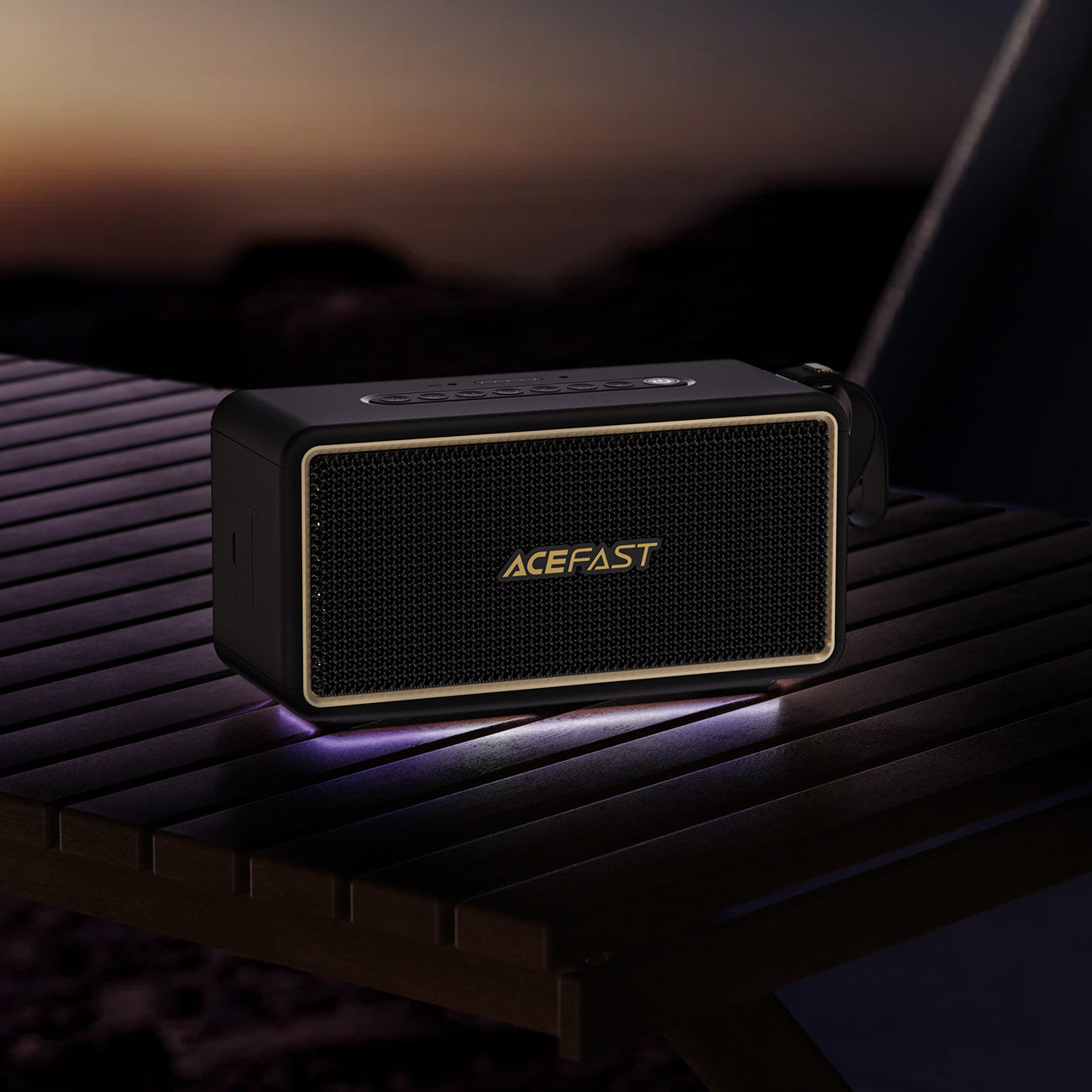 Acefast K3 Ultra Bluetooth 5.4 belaidis garsiakalbis - Juodas -- Bluetooth Speakers