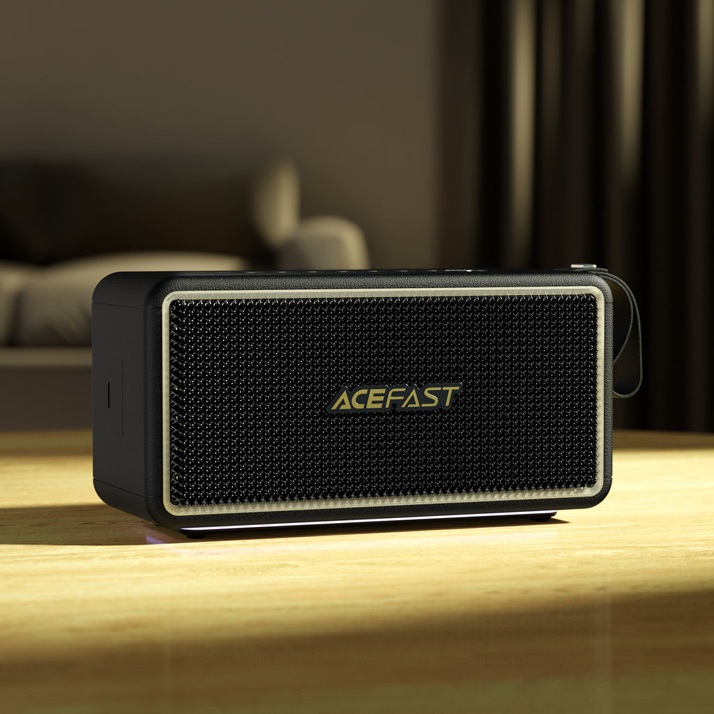 Acefast K3 Ultra Bluetooth 5.4 belaidis garsiakalbis - Juodas -- Bluetooth Speakers