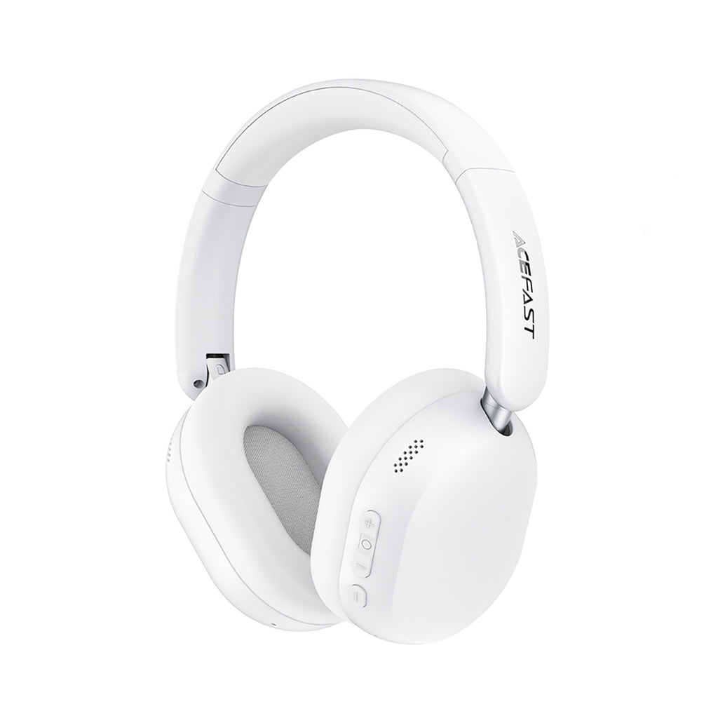 Acefast H12 belaidės virš ausies Bluetooth 5.4 ausinės su ANC - baltos -- Headphones