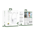 Acefast H12 belaidės virš ausies Bluetooth 5.4 ausinės su ANC - baltos -- Headphones