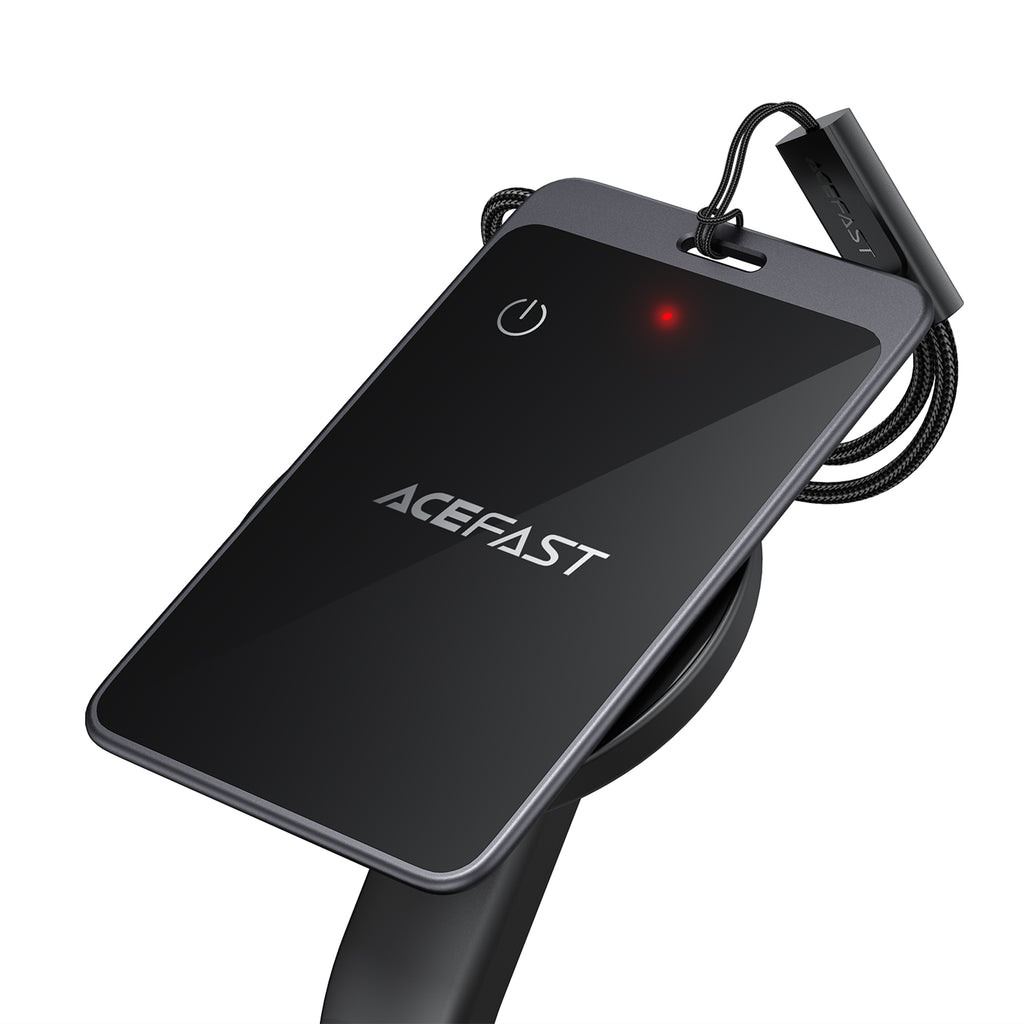 Acefast S3 Bluetooth lokatorius kortelės formos, suderinamas su Apple Find My - pilka spalva -- Other phone accessories
