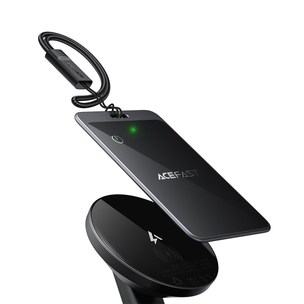 Acefast S3 Bluetooth lokatorius kortelės formos, suderinamas su Apple Find My - pilka spalva -- Other phone accessories