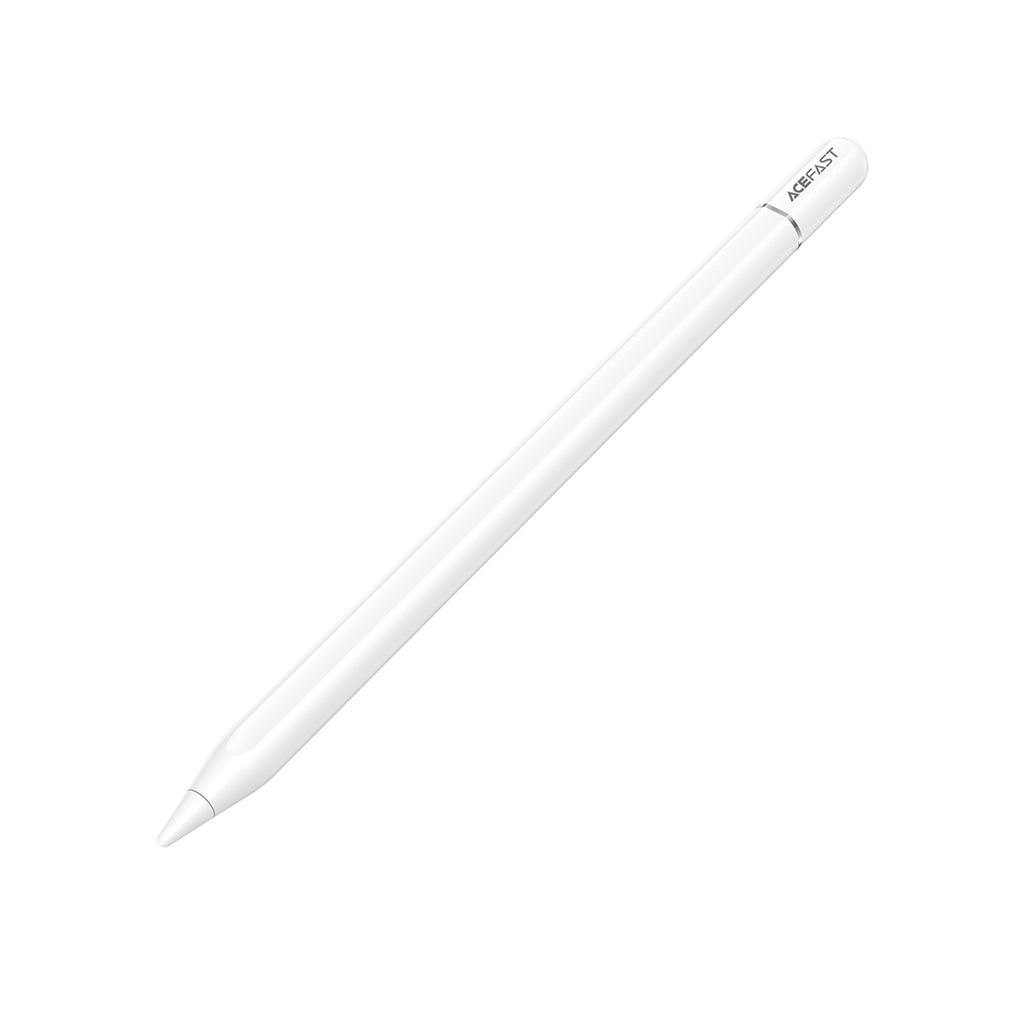 Acefast V3 talpinamasis rašiklis iPad su belaidžiu įkrovimu ir 2 keičiamais antgaliais - Balta -- iPad