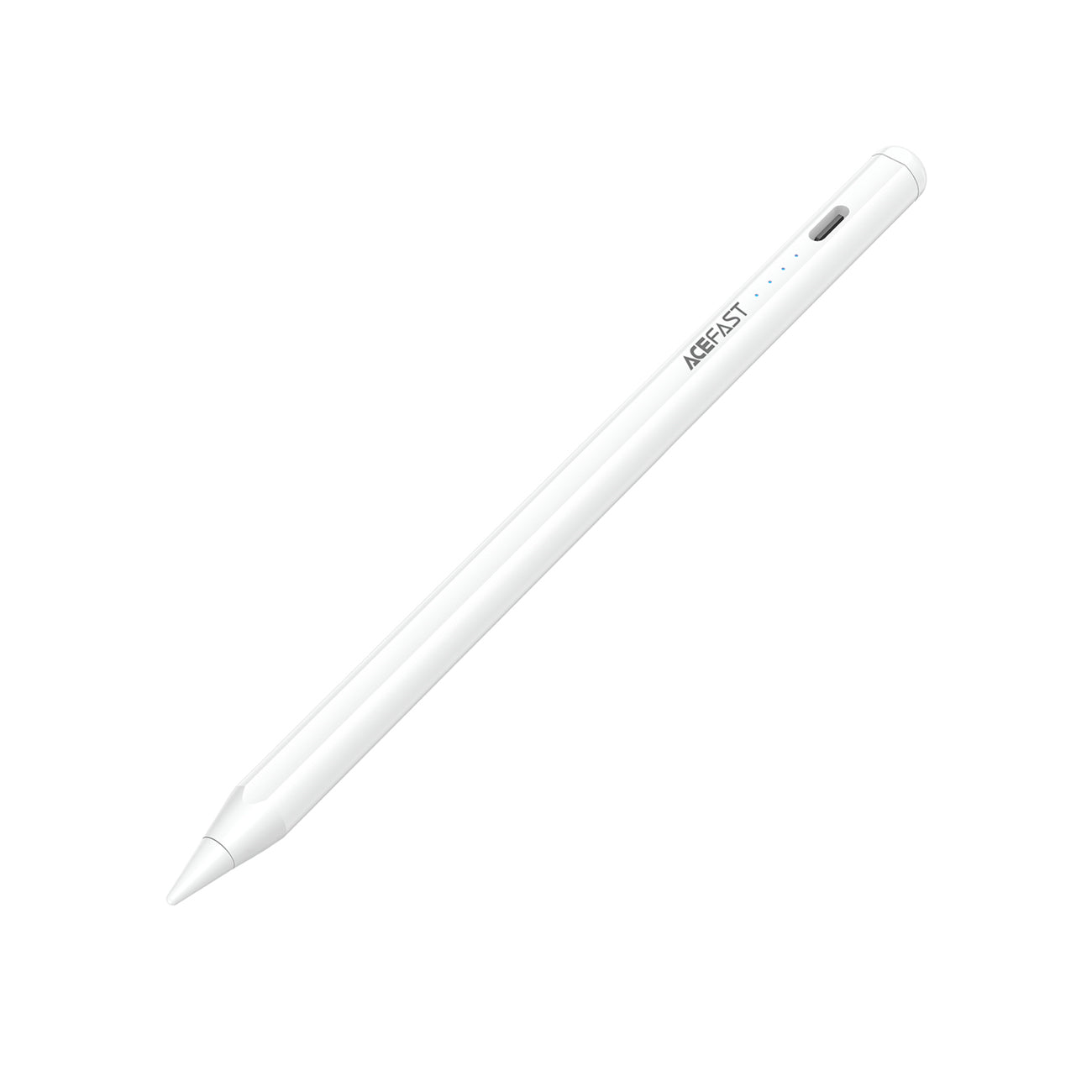 Acefast V1 universalus talpinamasis rašiklis su 2 keičiamais antgaliais - Balta -- Stylus Pens