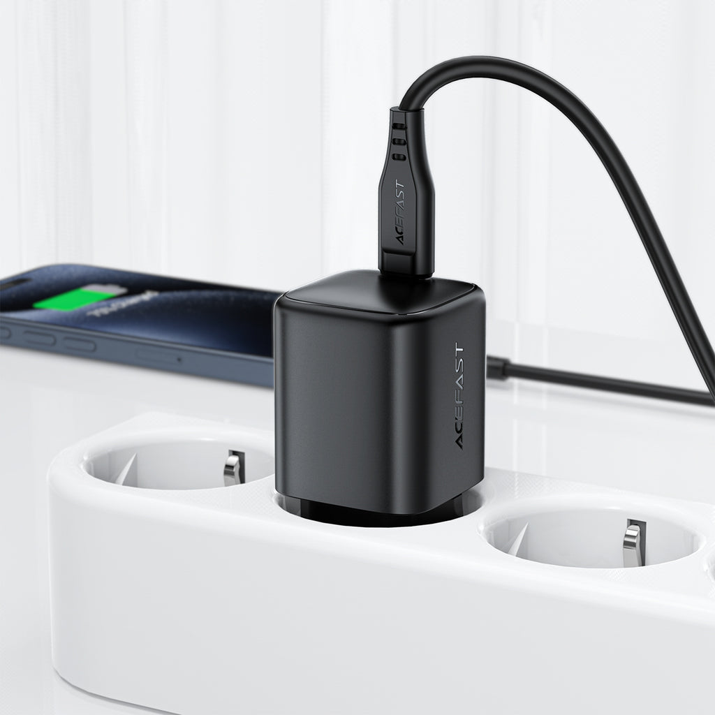 Acefast A134 67W GaN USB-C sienos įkroviklis - juodas -- Cell phone chargers