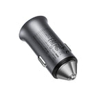 Acefast B16 95W USB-A + USB-C Automobilinis Įkroviklis - Pilkas -- Car chargers
