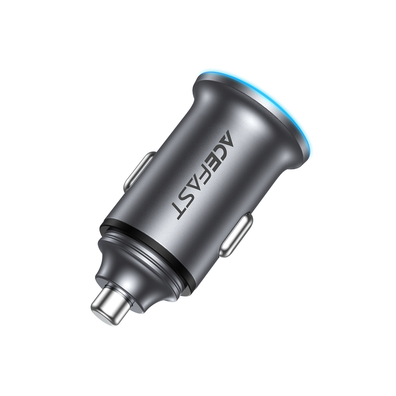 Acefast B15 65W USB-A + USB-C Automobilinis Įkroviklis - Pilkas -- Car chargers