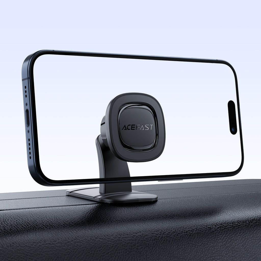 Acefast D51 magnetinis automobilinis telefono laikiklis prietaisų skydeliui - juodas -- Cell phone holders