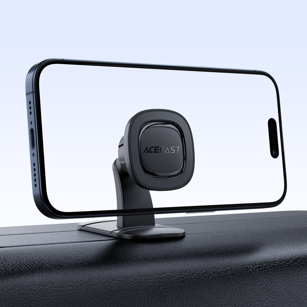 Acefast D51 magnetinis automobilinis telefono laikiklis prietaisų skydeliui - juodas -- Cell phone holders