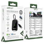 Acefast QC1 belaidis automobilio adapteris - pilka -- USB Adapters