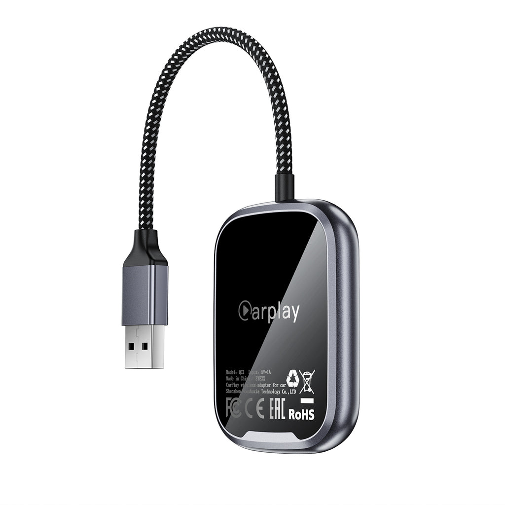 Acefast QC1 belaidis automobilio adapteris - pilka -- USB Adapters