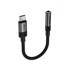 Acefast J12 USB-C į 3.5mm mini lizdą adapteris - juodas -- Audio Adapters