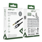 Acefast J11 USB-C į 3.5mm mini lizdą kabelis 1m - juodas -- Audio Adapters