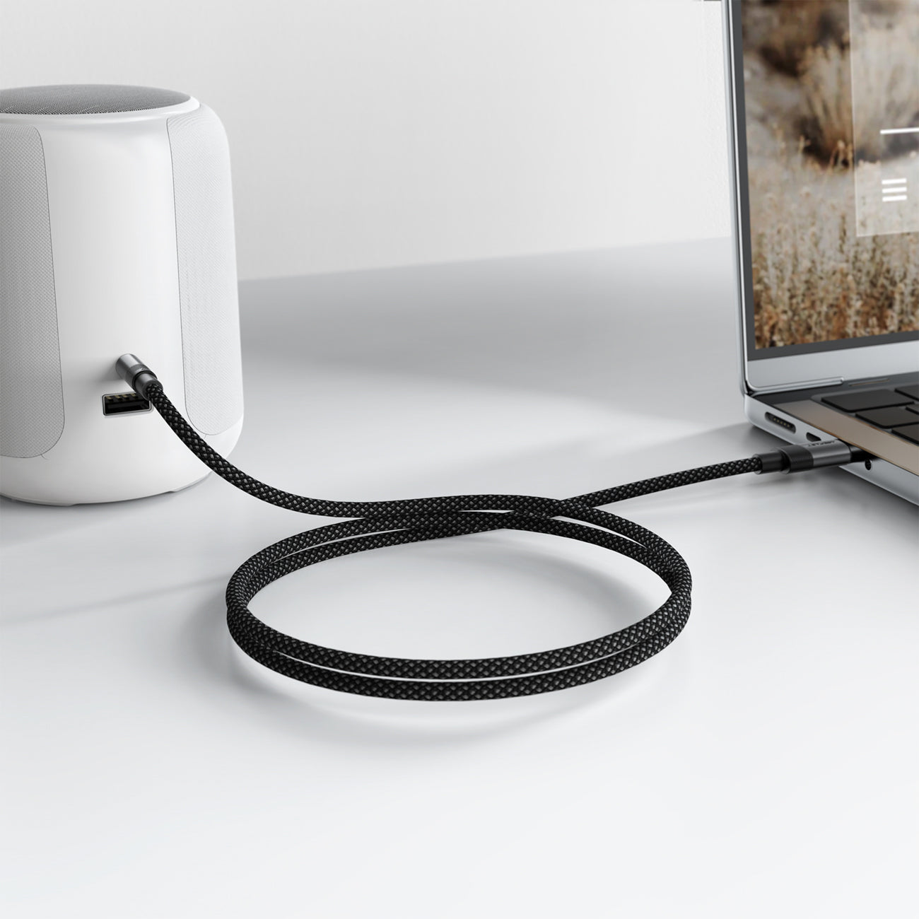 Acefast J11 USB-C į 3.5mm mini lizdą kabelis 1m - juodas -- Audio Adapters