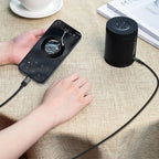 Acefast J11 USB-C į 3.5mm mini lizdą kabelis 1m - juodas -- Audio Adapters