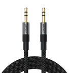 Acefast J10 AUX kabelis mini lizdas 3.5mm 1m - juodas -- Audio Cables