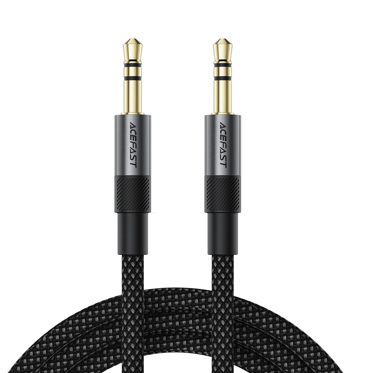 Acefast J10 AUX kabelis mini lizdas 3.5mm 1m - juodas -- Audio Cables