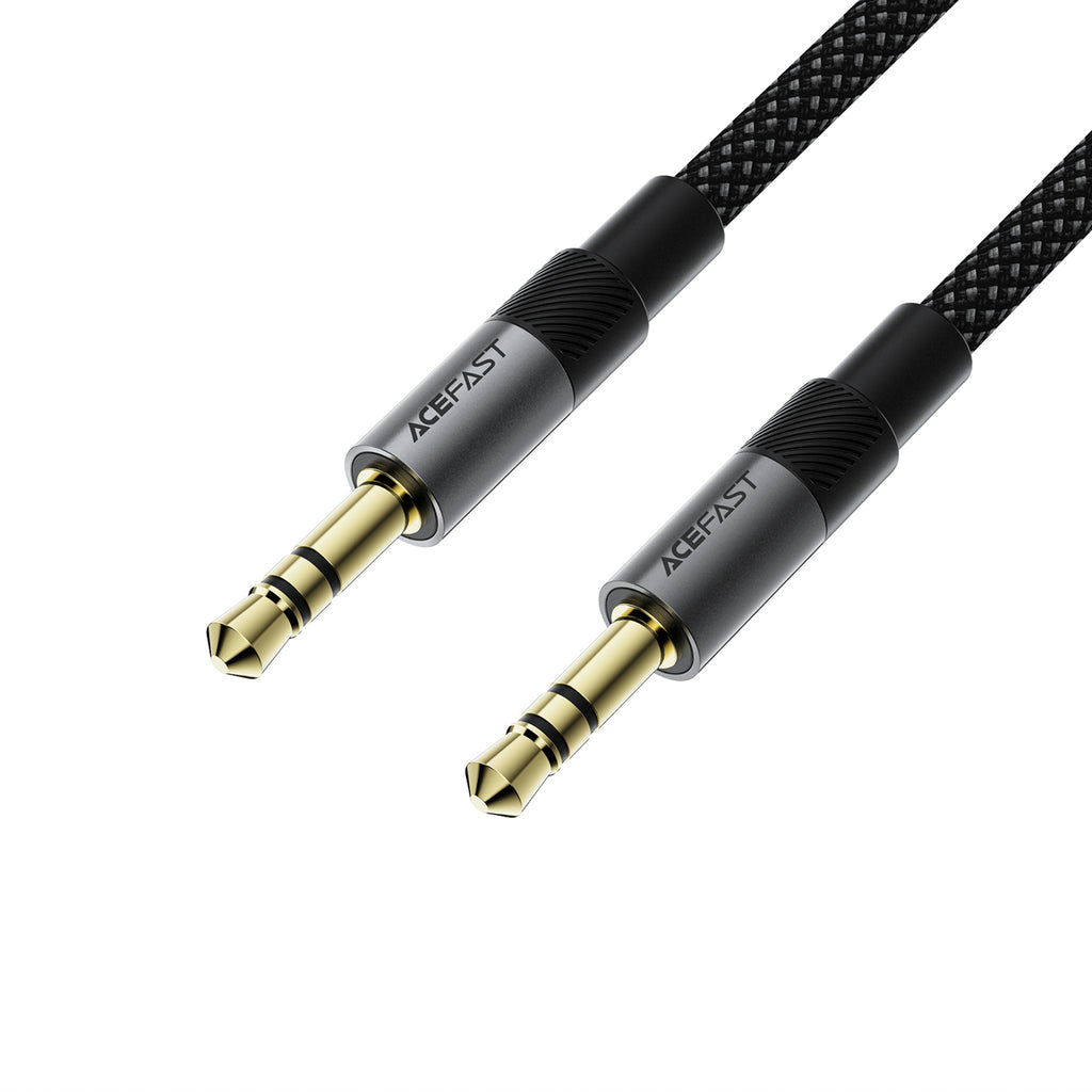 Acefast J10 AUX kabelis mini lizdas 3.5mm 1m - juodas -- Audio Cables