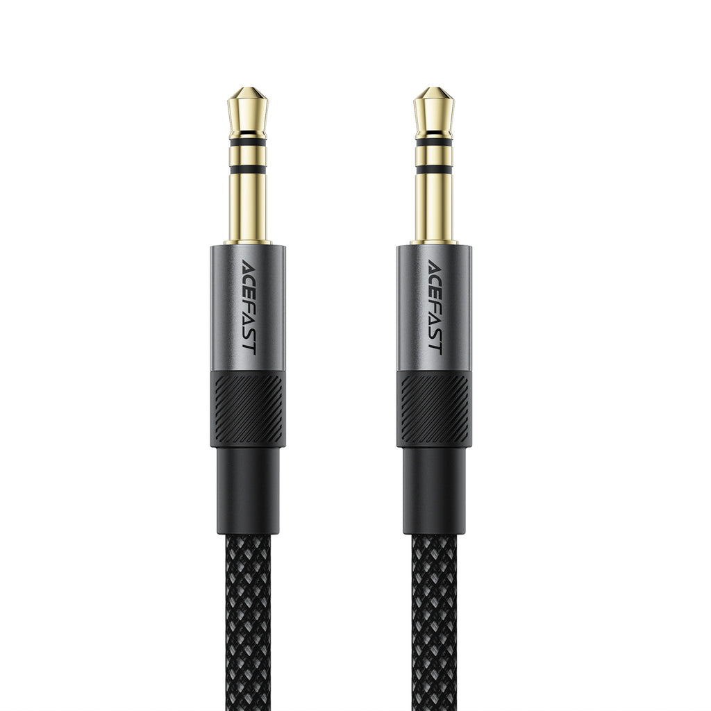Acefast J10 AUX kabelis mini lizdas 3.5mm 1m - juodas -- Audio Cables