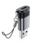 Acefast J8 USB-C - USB-A Adapteris - Pilka -- USB Adapters