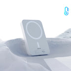 Dudao K26 išorinė baterija 10000mAh 20W USB-A / USB-C / MagSafe - balta