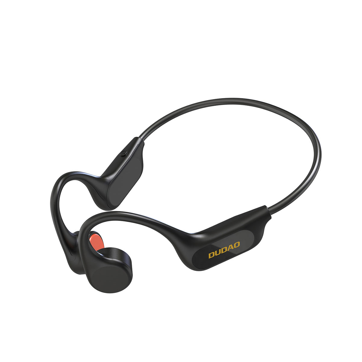 Dudao U22 Bluetooth 5.2 kaulinių laidymo ausinės su galvos juosta - juodos -- Headphones