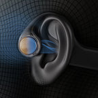 Dudao U22 Bluetooth 5.2 kaulinių laidymo ausinės su galvos juosta - juodos -- Headphones
