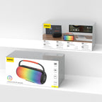 Dudao Y21 bevielė garsiakalbis su RGB apšvietimu Bluetooth 5.3 - juoda -- Bluetooth Speakers