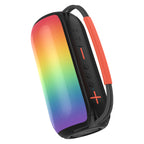 Dudao Y21 bevielė garsiakalbis su RGB apšvietimu Bluetooth 5.3 - juoda -- Bluetooth Speakers