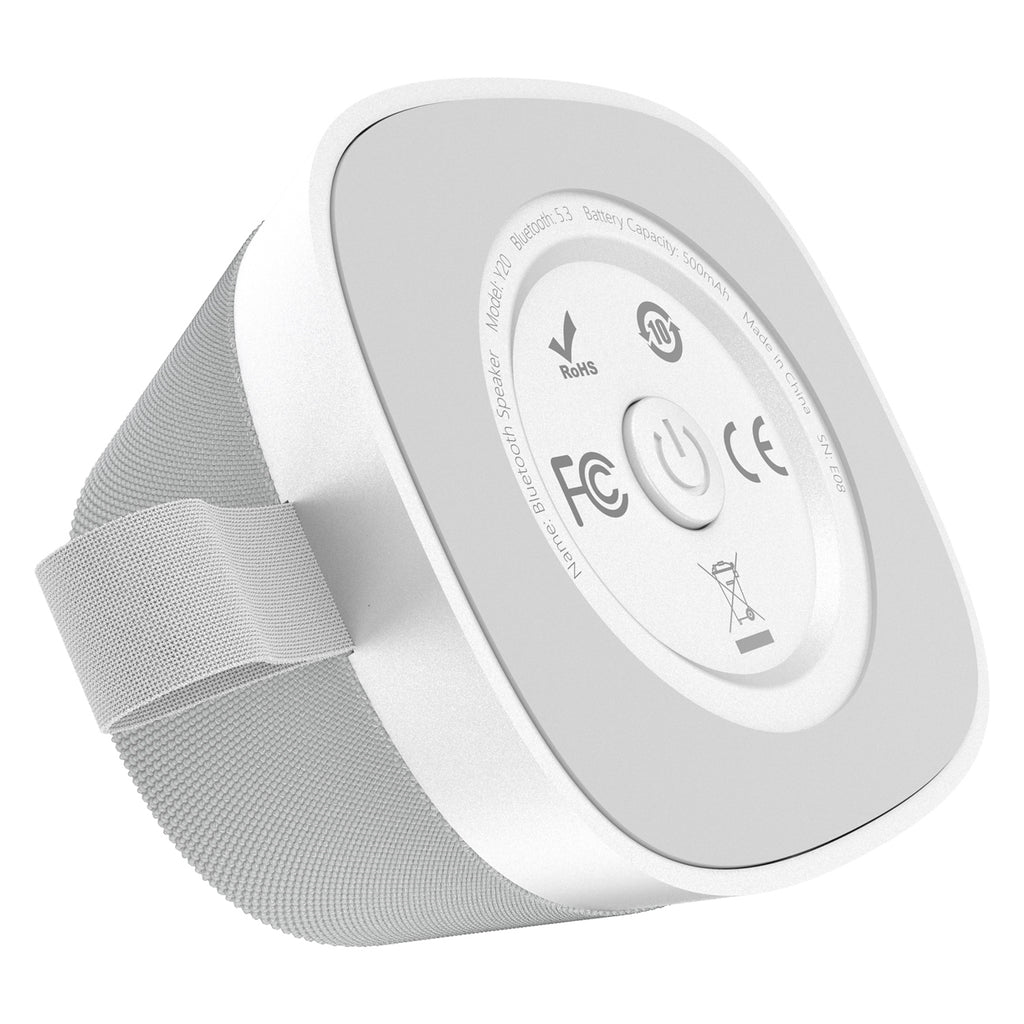 Dudao Y20 bevielė garsiakalbis su magnetine jungtimi Bluetooth 5.3 - sidabrinė -- Bluetooth Speakers