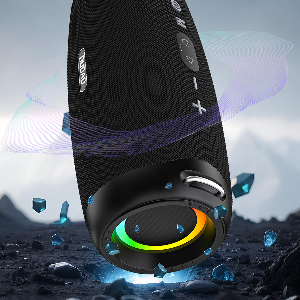 Dudao Y21Pro bevielė garsiakalbis su RGB apšvietimu Bluetooth 5.3 - juoda -- Bluetooth Speakers