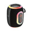 Dudao Y22 Bevielis garsiakalbis su RGB fono šviesa Bluetooth 5.3 - Juodas -- Bluetooth Speakers