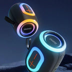Dudao Y22 Bevielis garsiakalbis su RGB fono šviesa Bluetooth 5.3 - Juodas -- Bluetooth Speakers