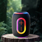 Dudao Y22 Bevielis garsiakalbis su RGB fono šviesa Bluetooth 5.3 - Juodas -- Bluetooth Speakers