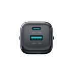 Joyroom JR-TG7 33W USB-A + USB-C Sieninis įkroviklis - juodas
