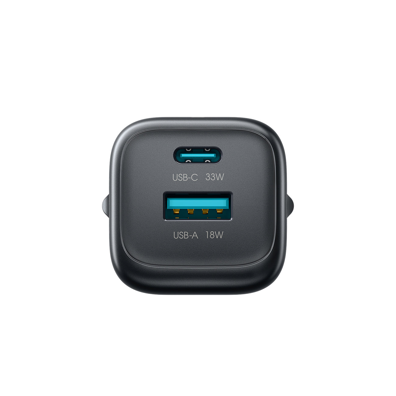 Joyroom JR-TG7 33W USB-A + USB-C Sieninis įkroviklis - juodas