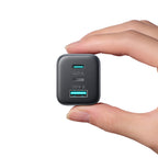 Joyroom JR-TO1 GaN 45 USB-C Lightning USB-A Sieninis įkroviklis - juodas