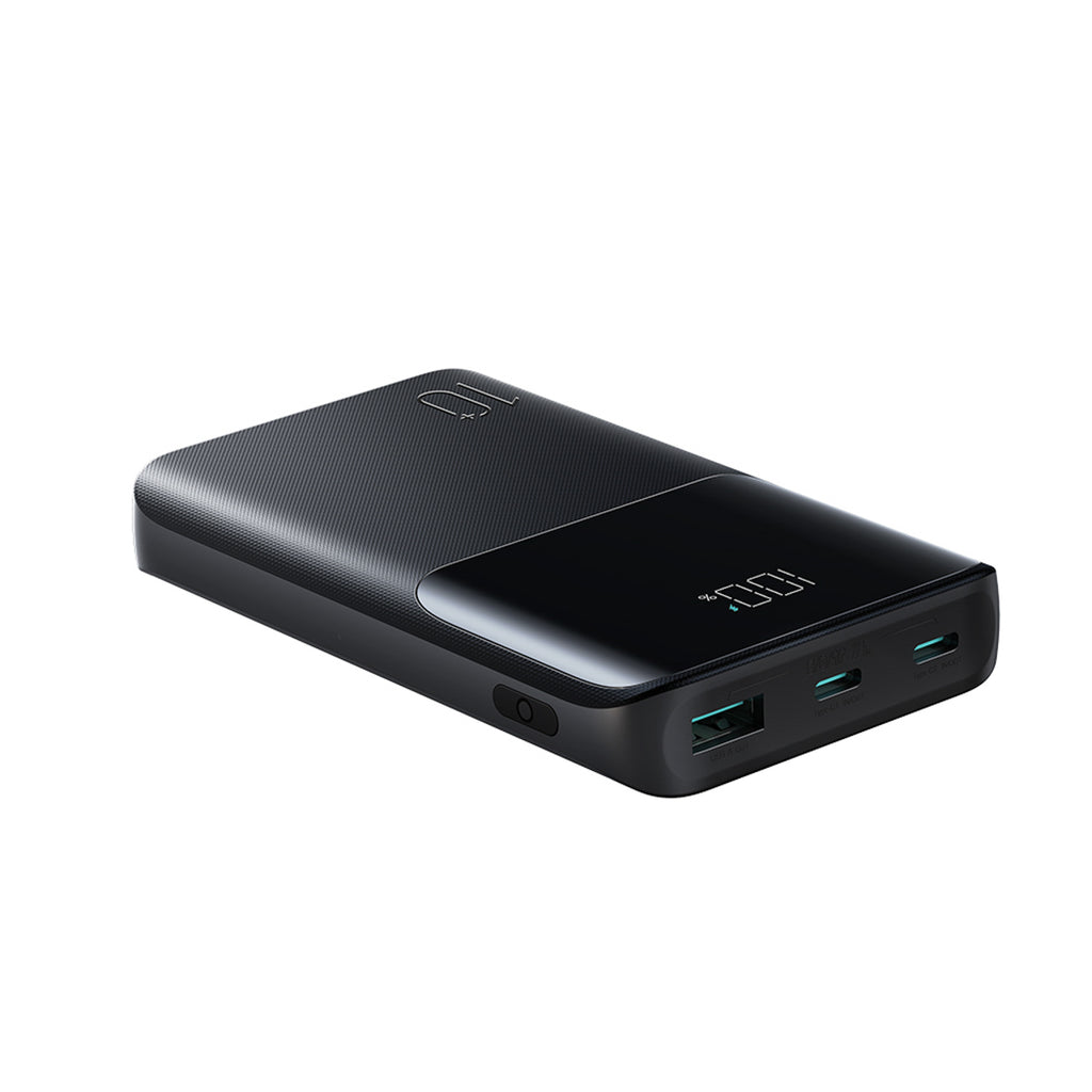 Joyroom JR-QP191 Star Series Mini išorinė baterija 10000mAh 22.5W su skaitmeniniu ekranu - juoda