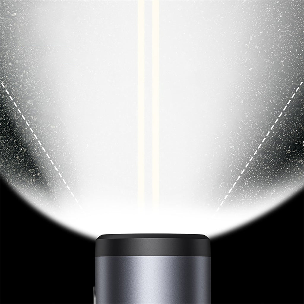 Laikiklis dviračiui su LED žibintu 2-in-1 Baseus PrimeTrip 3000mAh IP68 – juodas ir pilkas -- Bicycle Lights