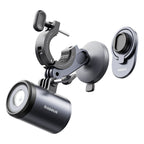 Laikiklis dviračiui su LED žibintu 2-in-1 Baseus PrimeTrip 3000mAh IP68 – juodas ir pilkas -- Bicycle Lights