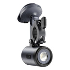 Laikiklis dviračiui su LED žibintu 2-in-1 Baseus PrimeTrip 3000mAh IP68 – juodas ir pilkas -- Bicycle Lights