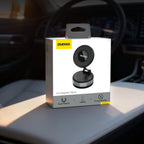 Dudao F24PRO su MagSafe suderinamas automobilinis laikiklis su siurbtuku priekiniam stiklui arba prietaisų skydeliui, juodas